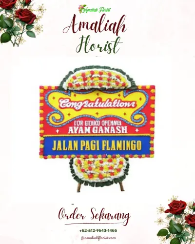 Bunga Papan Congratulation di Kayuputih